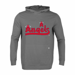 Los Angeles Angels Levelwear City Connect Relay Core Logo Pullover Hoodie Gray