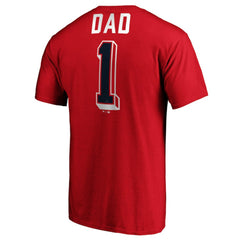 St. Louis Cardinals Number One Dad T-Shirt Red