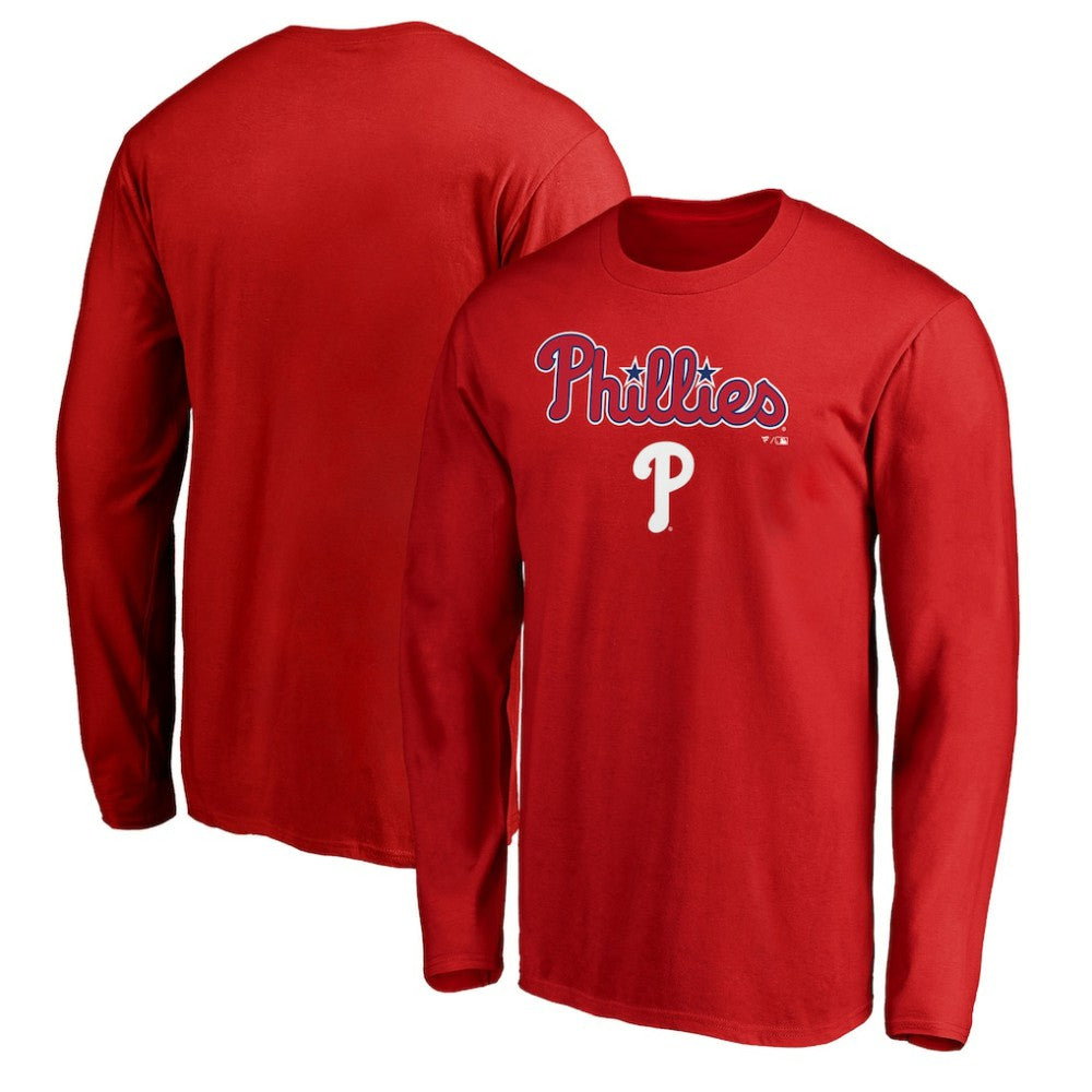 Philadelphia Phillies Team Lockup Long Sleeve T-Shirt -