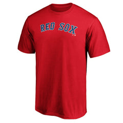 Boston Red Sox Official Team Wordmark T-Shirt Red