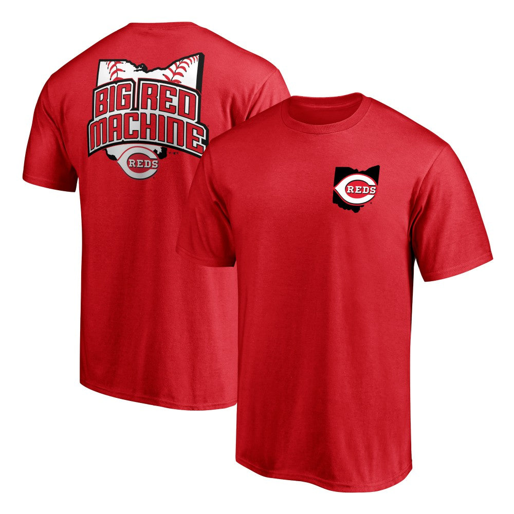 Cincinnati Reds Hometown Collection State Big Red Machine T-Shirt Red