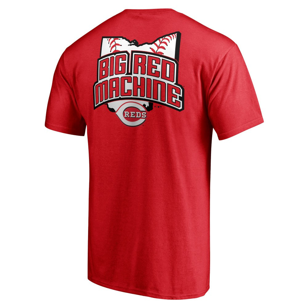 Cincinnati Reds Hometown Collection State Big Red Machine T-Shirt Red