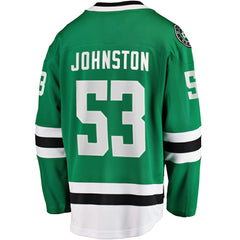 Wyatt Johnston Dallas Stars Fanatics Home Breakaway Player Jersey Kelly Green
