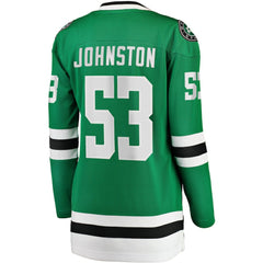 Wyatt Johnston Dallas Stars Fanatics Women's Home Breakaway Player Jersey Kelly Green