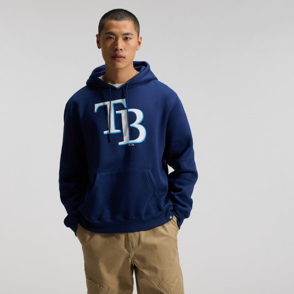 Tampa Bay Rays Primary Logo Legacy Hoodie Navy