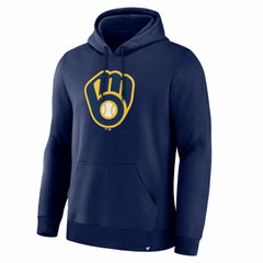 Milwaukee Brewers Primary Logo Legacy Hoodie Navy