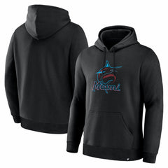 Miami Marlins Primary Logo Legacy Hoodie Black