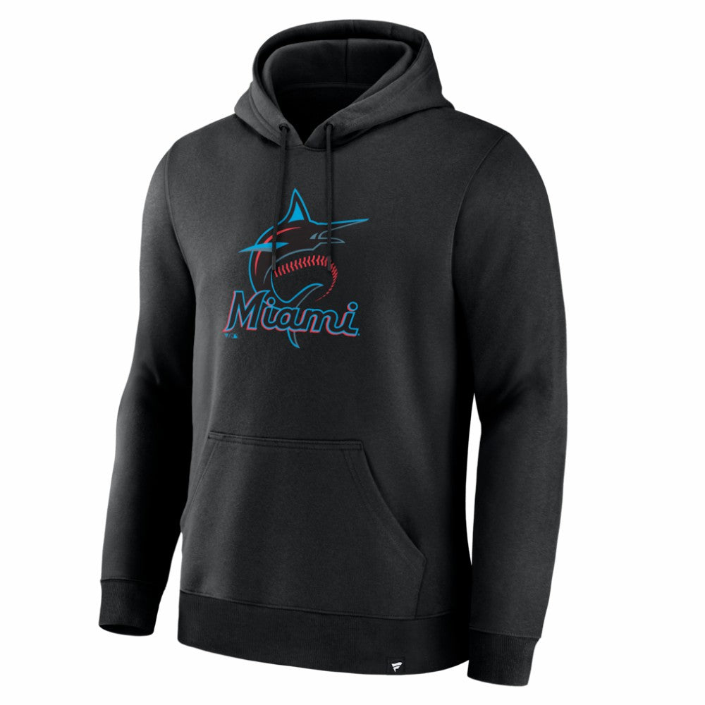 Miami Marlins Primary Logo Legacy Hoodie Black