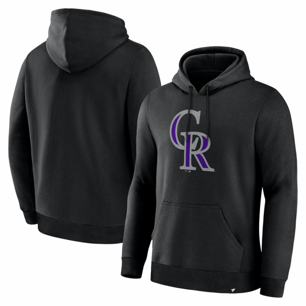 Colorado Rockies Primary Logo Legacy Hoodie Black