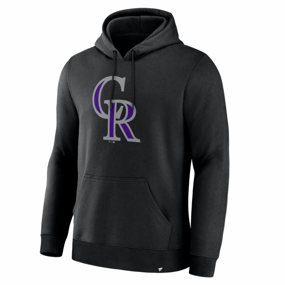 Colorado Rockies Primary Logo Legacy Hoodie Black