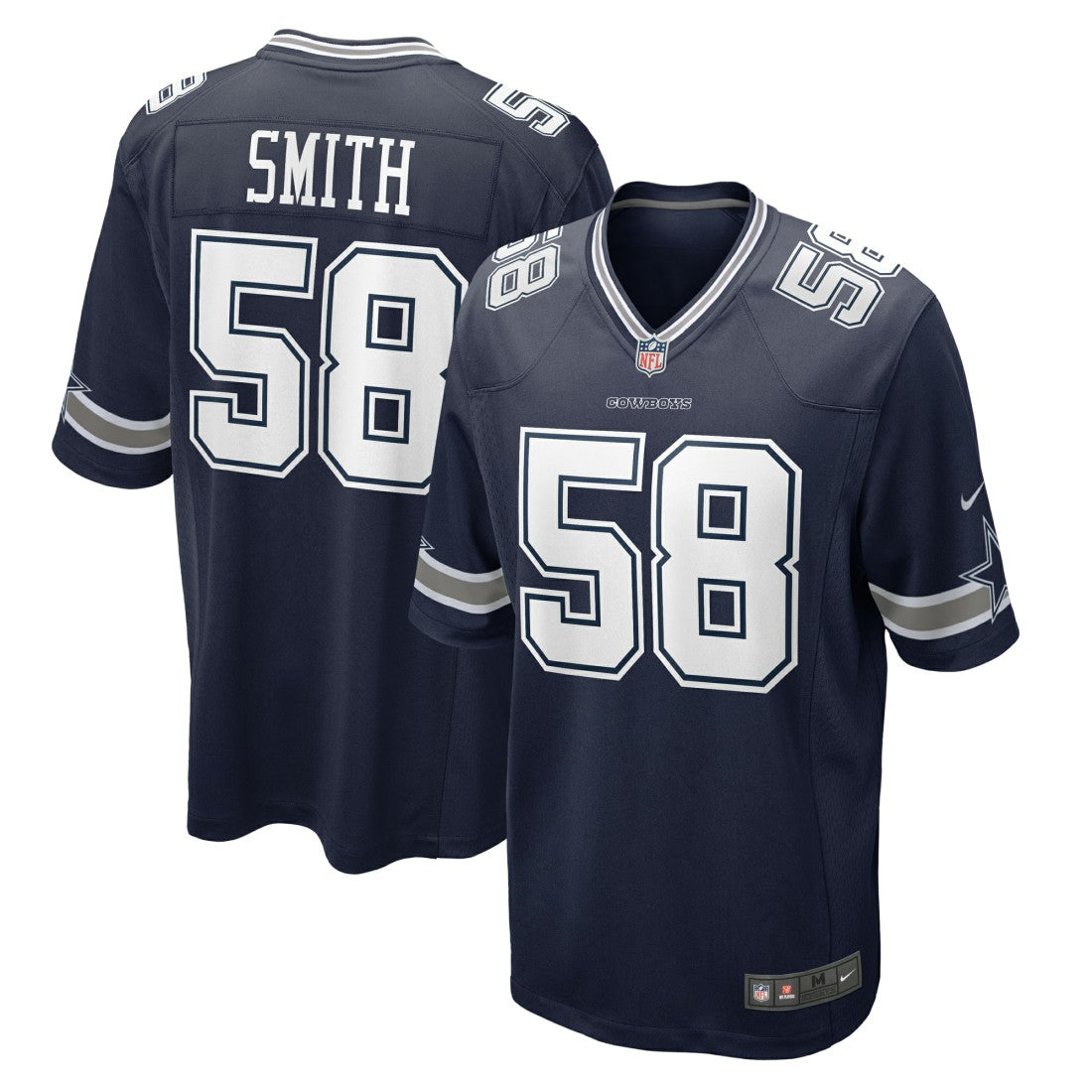 Mazi Smith Dallas Cowboys Game Jersey - Navy