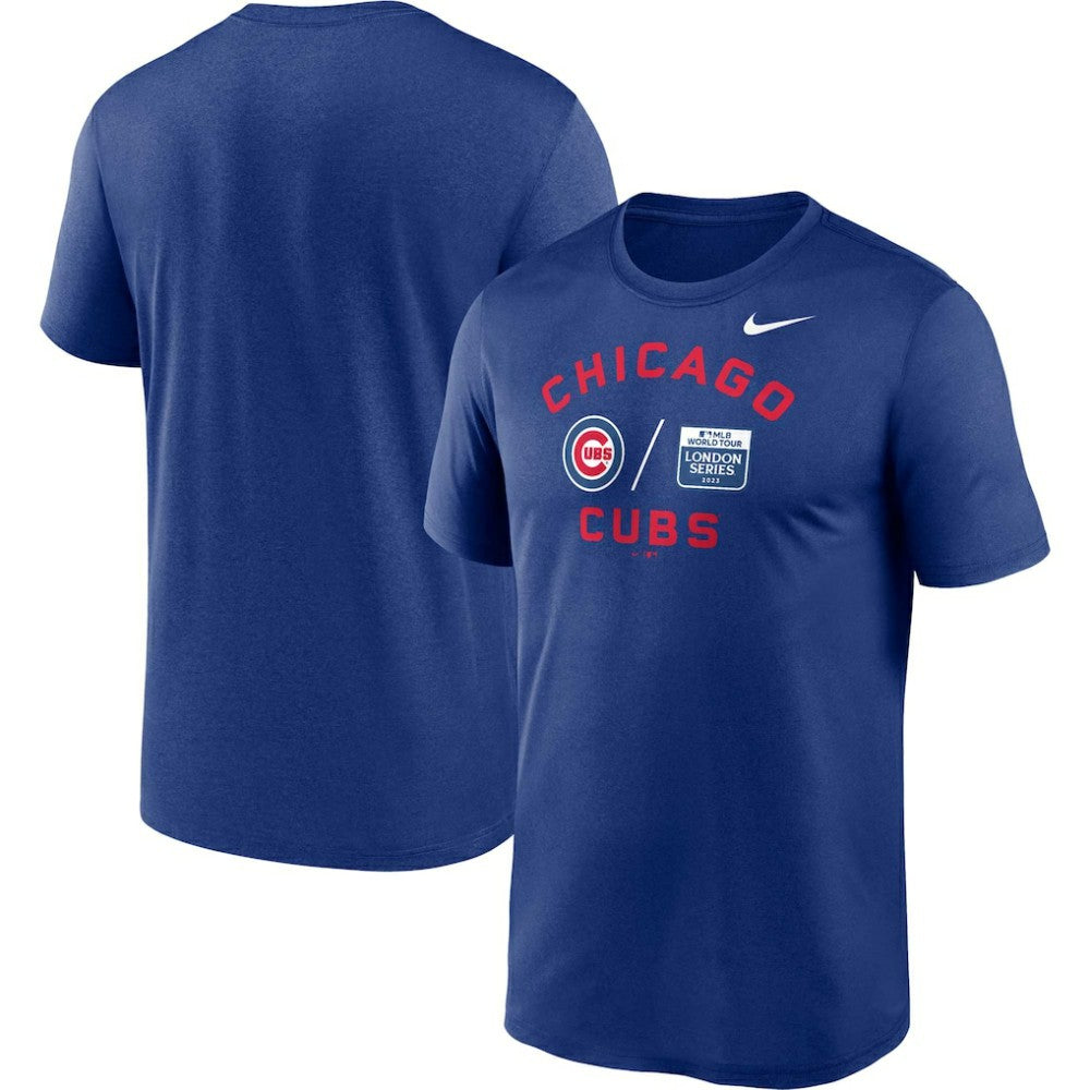 Chicago Cubs 2023 MLB World Tour: London Series Legend Performance T-Shirt Royal | Nike