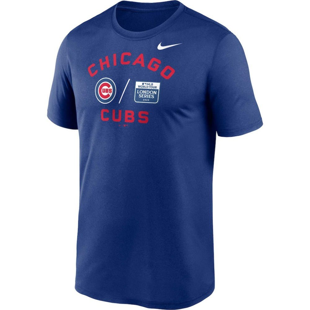 Chicago Cubs 2023 MLB World Tour: London Series Legend Performance T-Shirt Royal | Nike