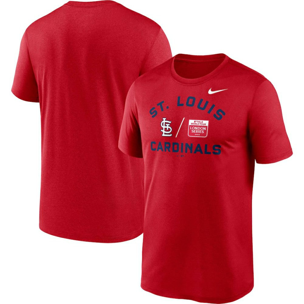St. Louis Cardinals 2023 MLB World Tour: London Series Legend Performance T-Shirt Red | Nike
