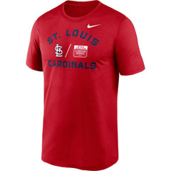 St. Louis Cardinals 2023 MLB World Tour: London Series Legend Performance T-Shirt Red | Nike
