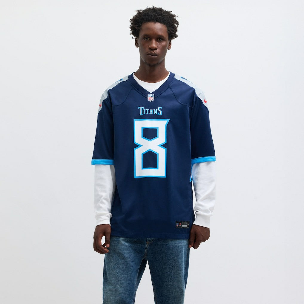 Will Levis Tennessee Titans Game Jersey - Navy