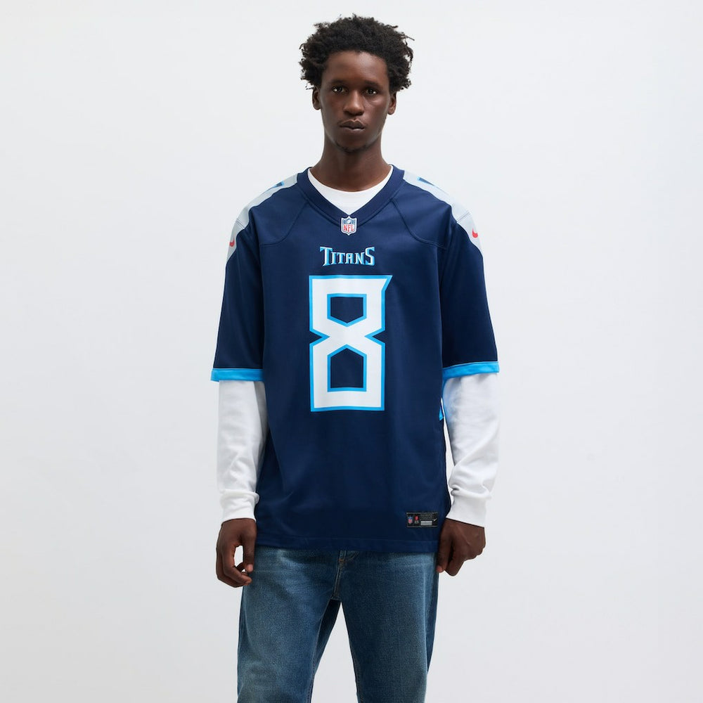 Will Levis Tennessee Titans Game Jersey - Navy