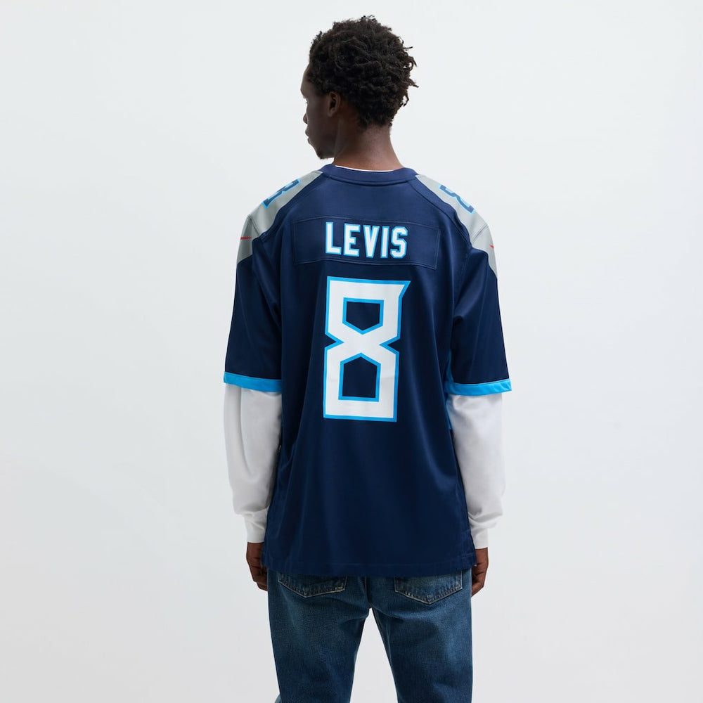 Will Levis Tennessee Titans Game Jersey - Navy