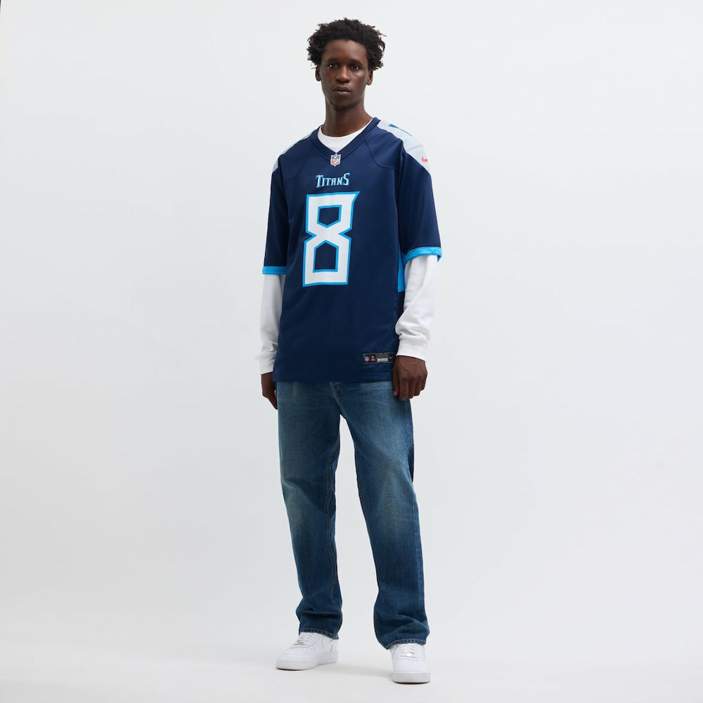 Will Levis Tennessee Titans Game Jersey - Navy