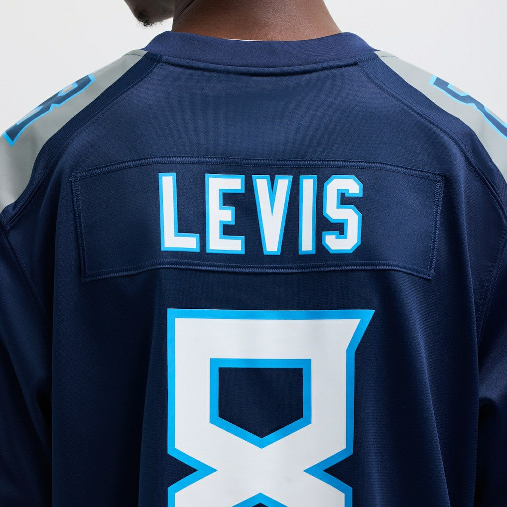 Will Levis Tennessee Titans Game Jersey - Navy