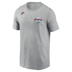 Philadelphia Phillies Cooperstown Collection T-Shirt Heather Gray | Nike