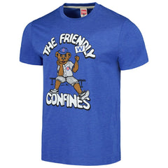 Chicago Cubs Homage Doodle Collection The Friendly Confines Tri-Blend T-Shirt Royal
