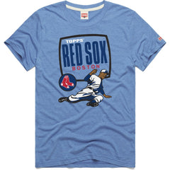 Boston Red Sox Homage x Topps Tri-Blend T-Shirt Light Blue