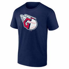 Cleveland Guardians Logo Athletic Official Logo T-Shirt Navy