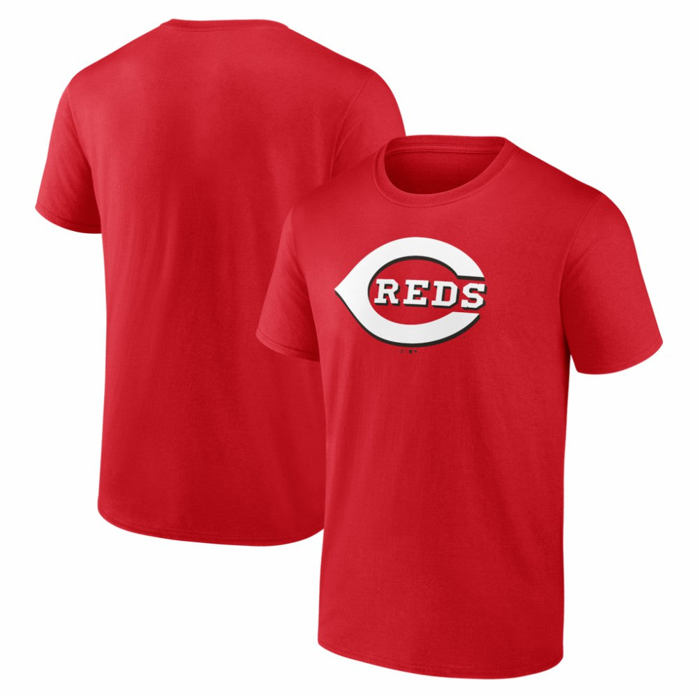 Cincinnati Reds Logo Athletic Official Logo T-Shirt Red