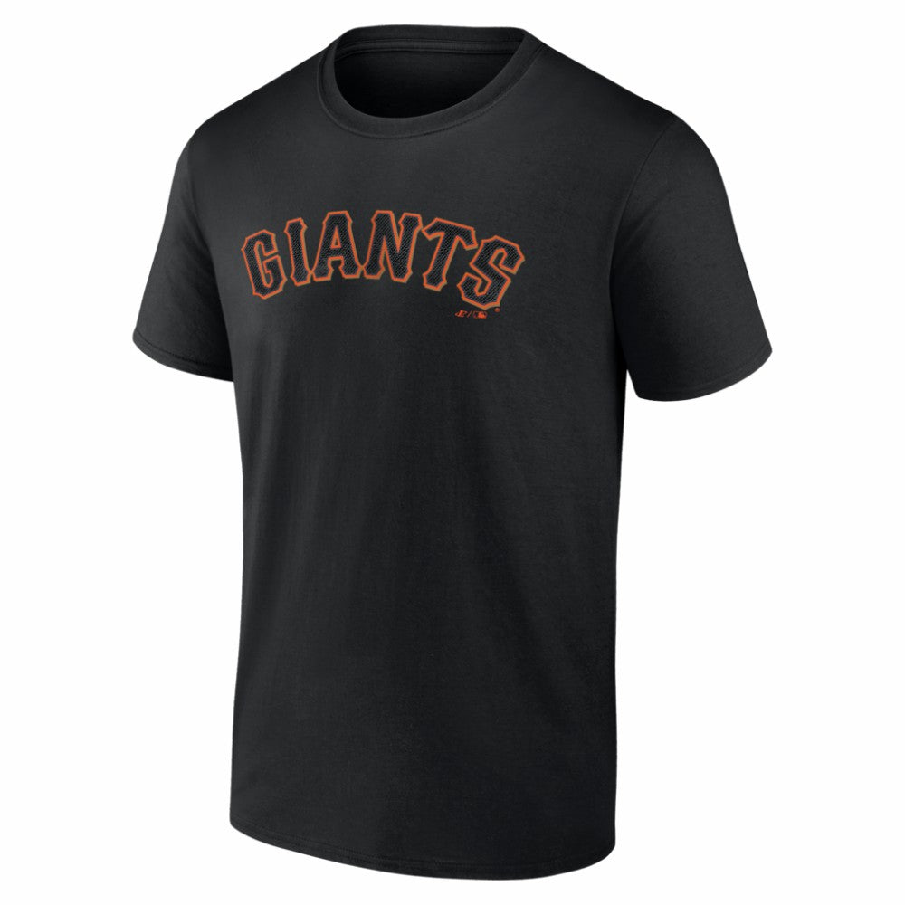 San Francisco Giants Logo Athletic Wordmark T-Shirt Black