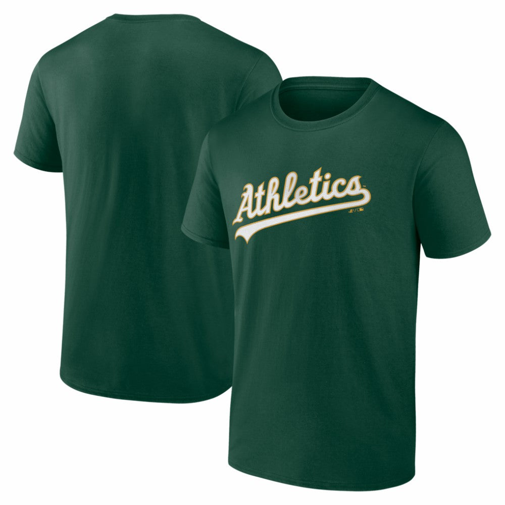 Athletics Logo Athletic Wordmark T-Shirt Green