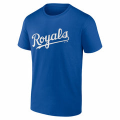 Kansas City Royals Logo Athletic Wordmark T-Shirt Royal