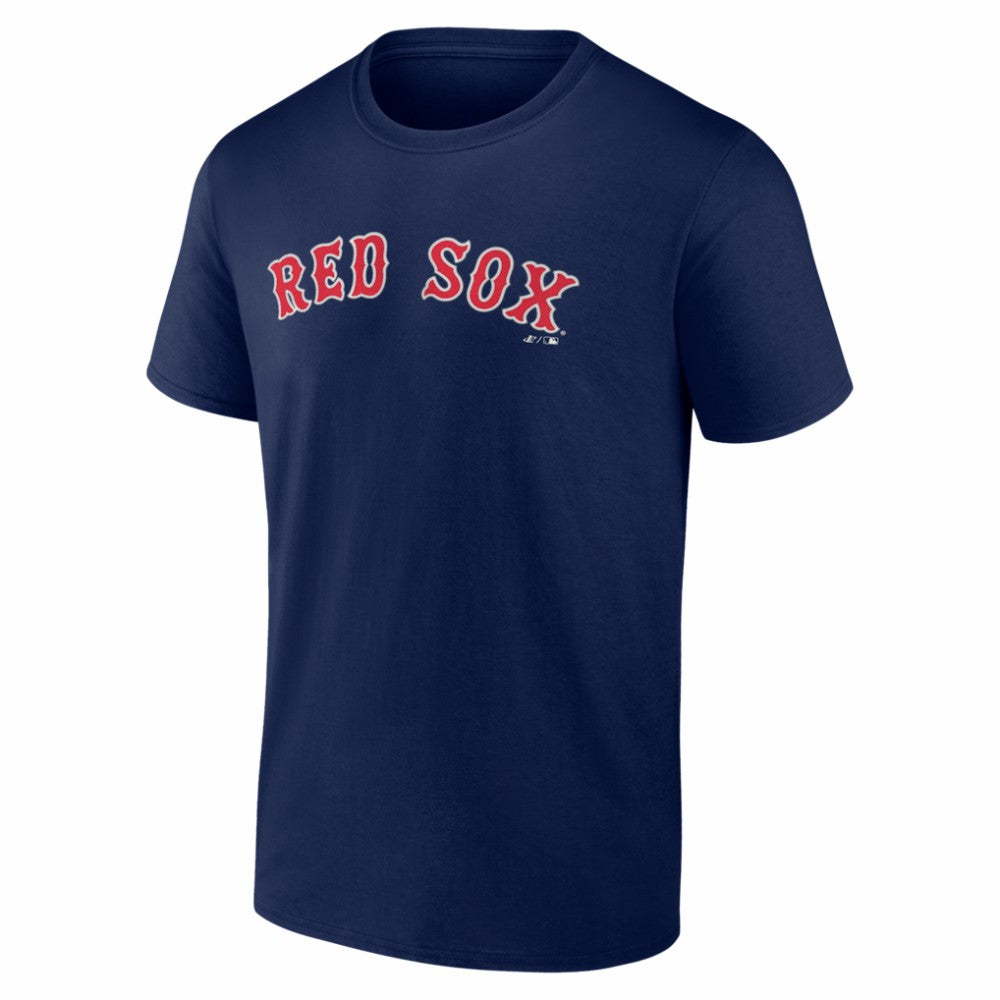 Boston Red Sox Logo Athletic Wordmark T-Shirt Navy