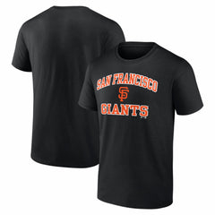 San Francisco Giants Logo Athletic Heart and Soul T-Shirt Black