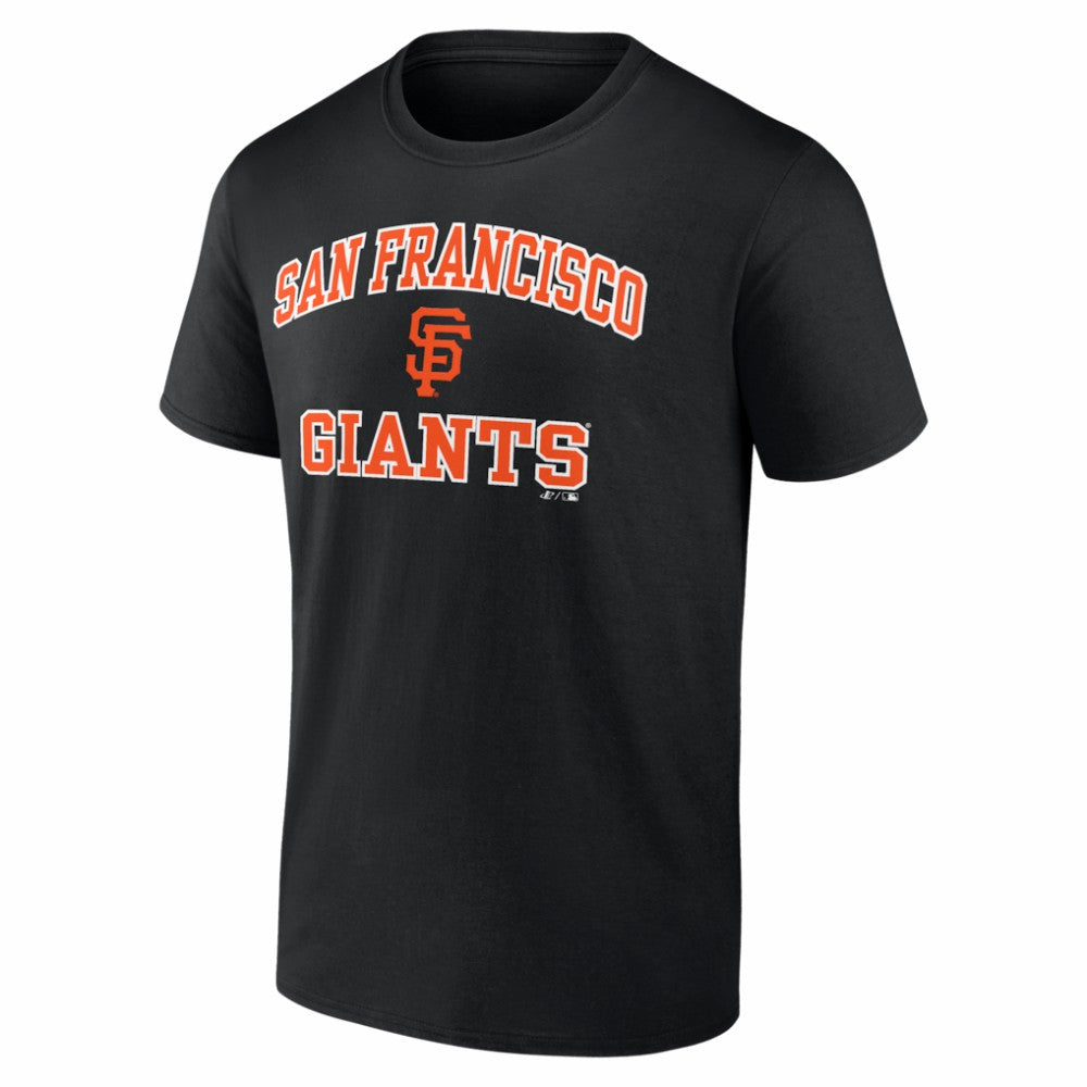 San Francisco Giants Logo Athletic Heart and Soul T-Shirt Black