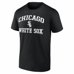 Chicago White Sox Logo Athletic Heart and Soul T-Shirt Black