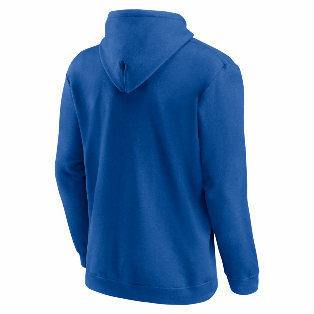 Los Angeles Dodgers Logo Athletic Wordmark Hoodie Royal