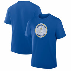 Milwaukee Brewers Vintage Logo Legacy T-Shirt Royal