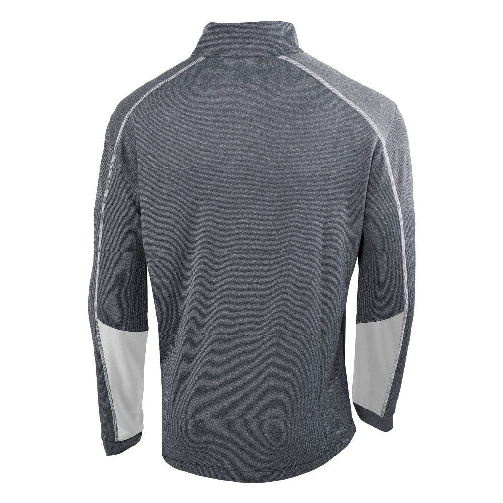 Milwaukee Brewers Omni-Wick Shotgun 2.0 Quarter-Zip Pullover Top Charcoal/White | Columbia