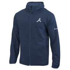 Atlanta Braves Omni-Wick It's Time Full-Zip Jacket Navy | Columbia