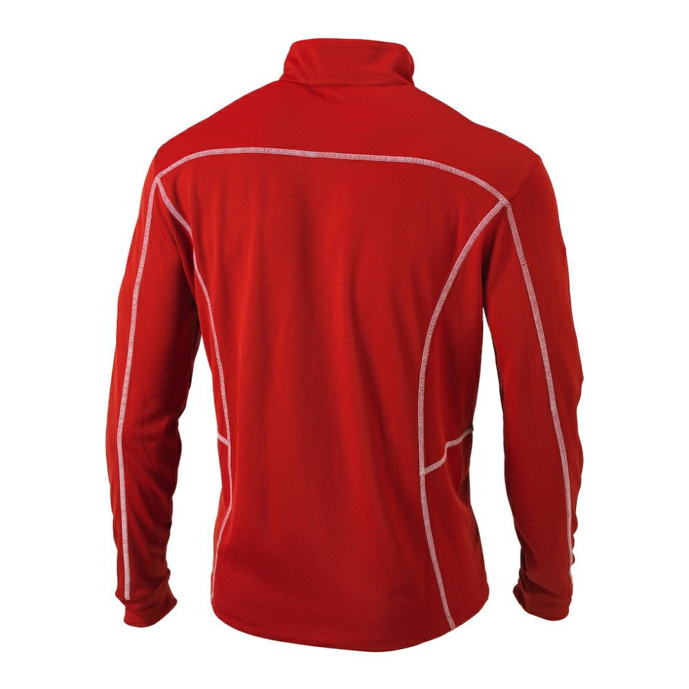Atlanta Braves Omni-Wick Shotgun Quarter-Zip Pullover Top Red | Columbia