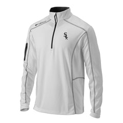 Chicago White Sox Omni-Wick Shotgun Quarter-Zip Pullover Top White | Columbia