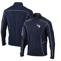 Cleveland Guardians Omni-Wick Shotgun Quarter-Zip Pullover Top Navy | Columbia