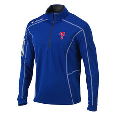 Philadelphia Phillies Omni-Wick Shotgun Quarter-Zip Pullover Top Royal | Columbia