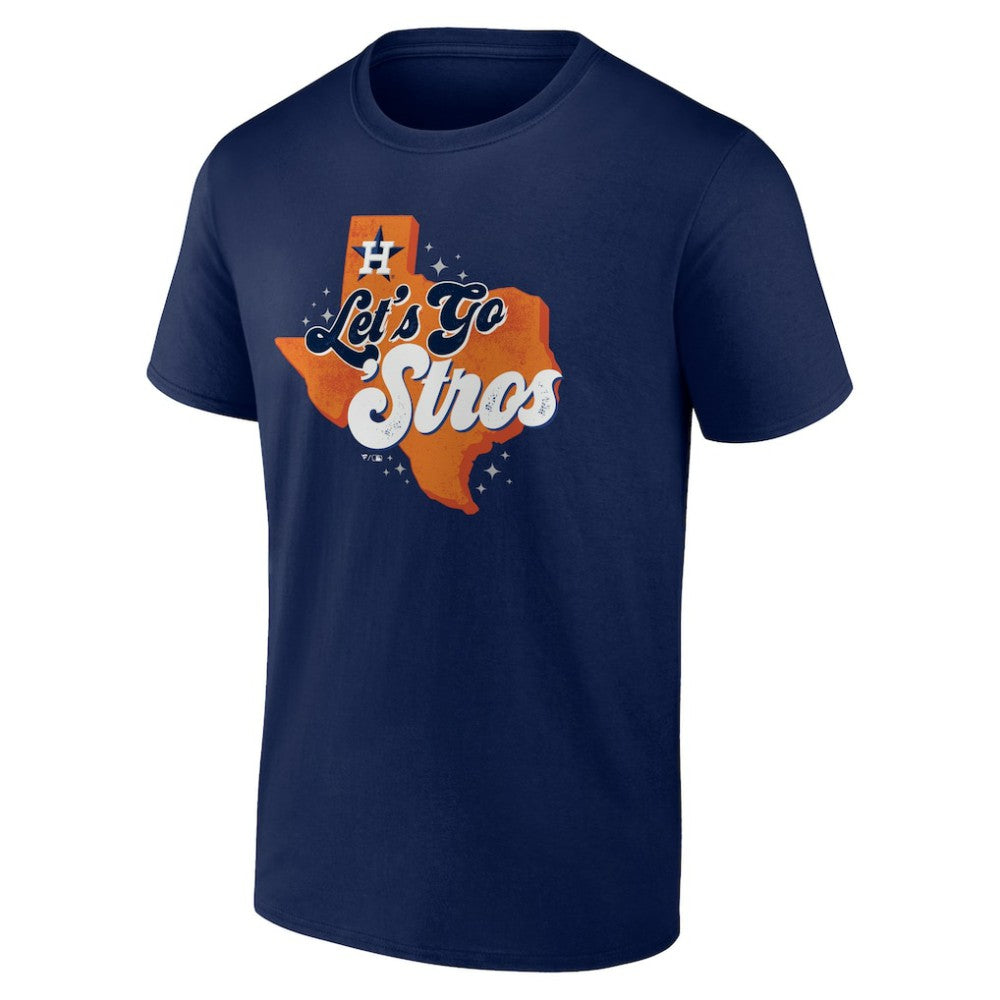 Houston Astros Hometown Collection Texas Scripty T-Shirt Navy