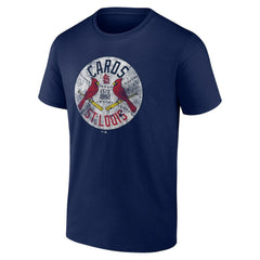 St. Louis Cardinals Hometown Collection Vintage Cards T-Shirt Navy
