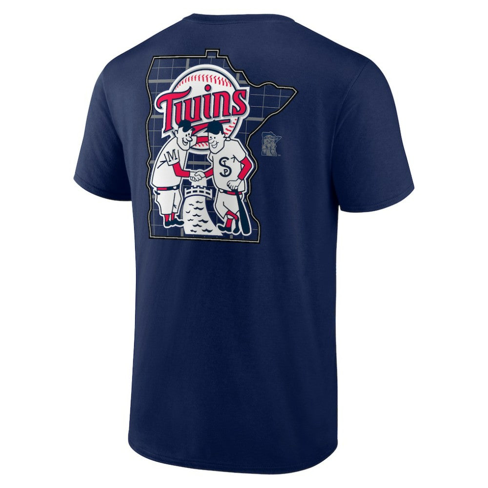 Minnesota Twins Hometown Collection Stadium Signage T-Shirt Navy