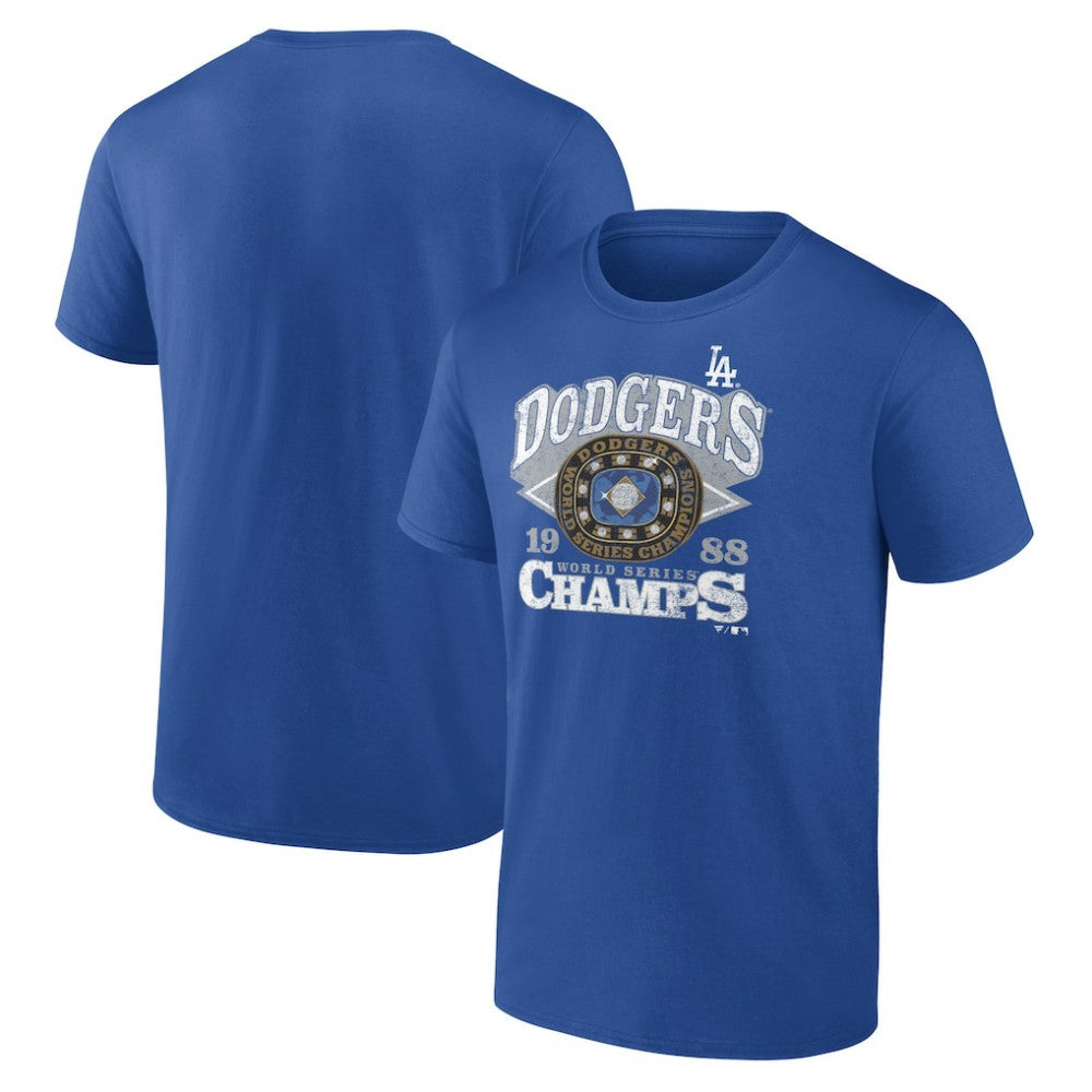 Los Angeles Dodgers 1988 World Series Champions T-Shirt Royal