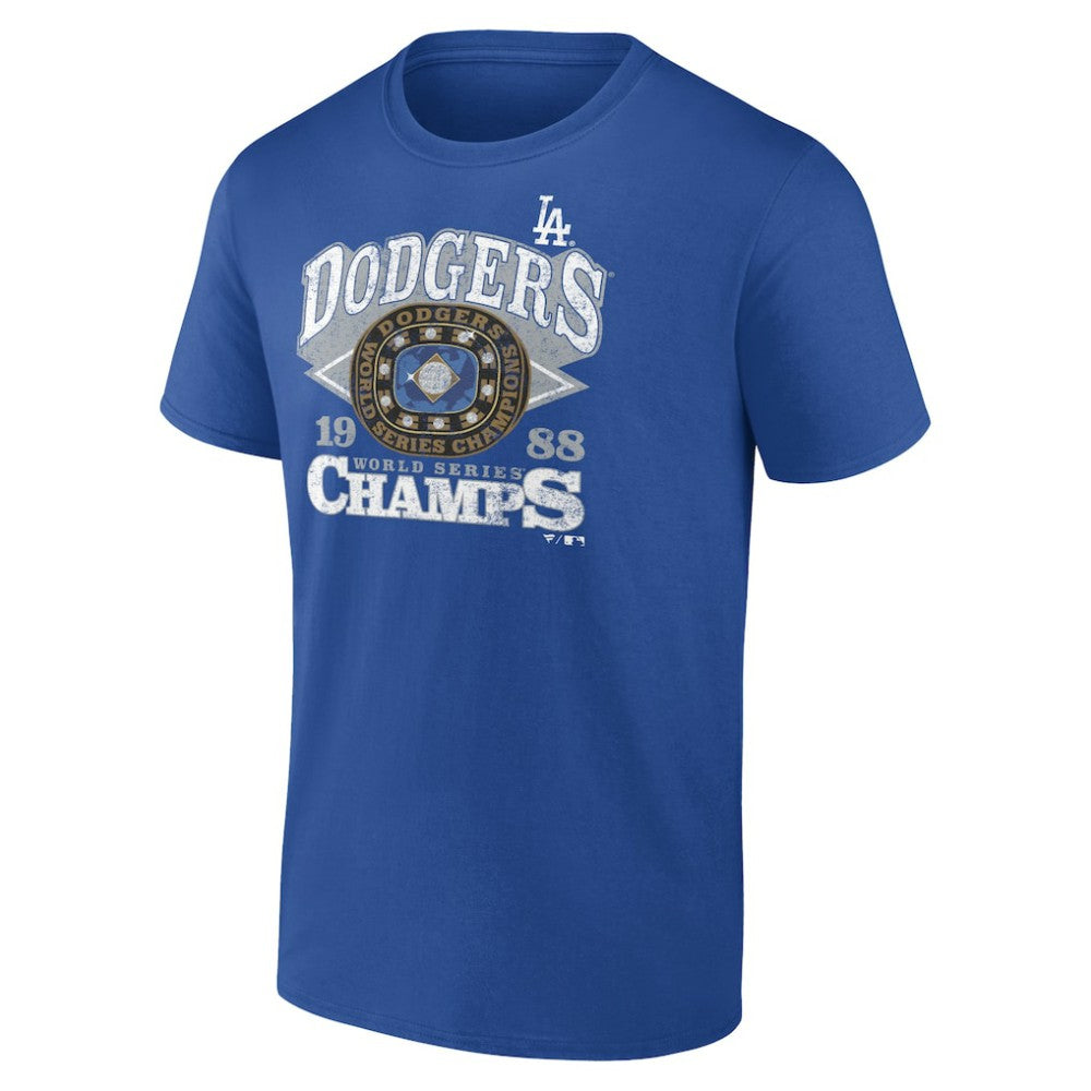 Los Angeles Dodgers 1988 World Series Champions T-Shirt Royal