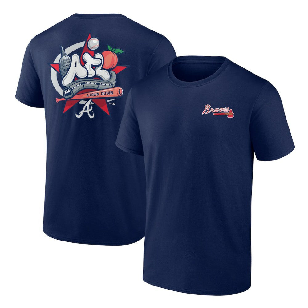 Atlanta Braves Hometown Collection Nice Kicks T-Shirt Navy